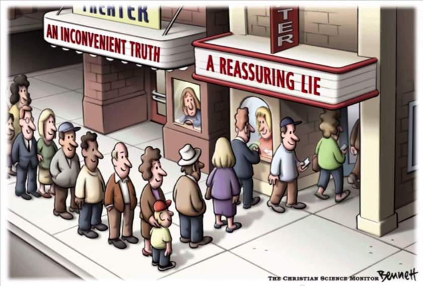 An Inconvenient Truth vs. A Reassuring Lie